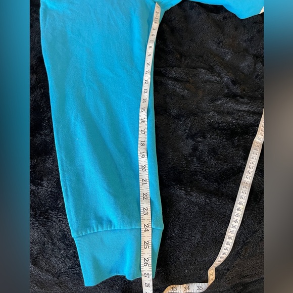 NWOT Women’s L PINK By Victoria Secret Sweatpants Logo on Leg Drawstring Pockets - Picture 10 of 11